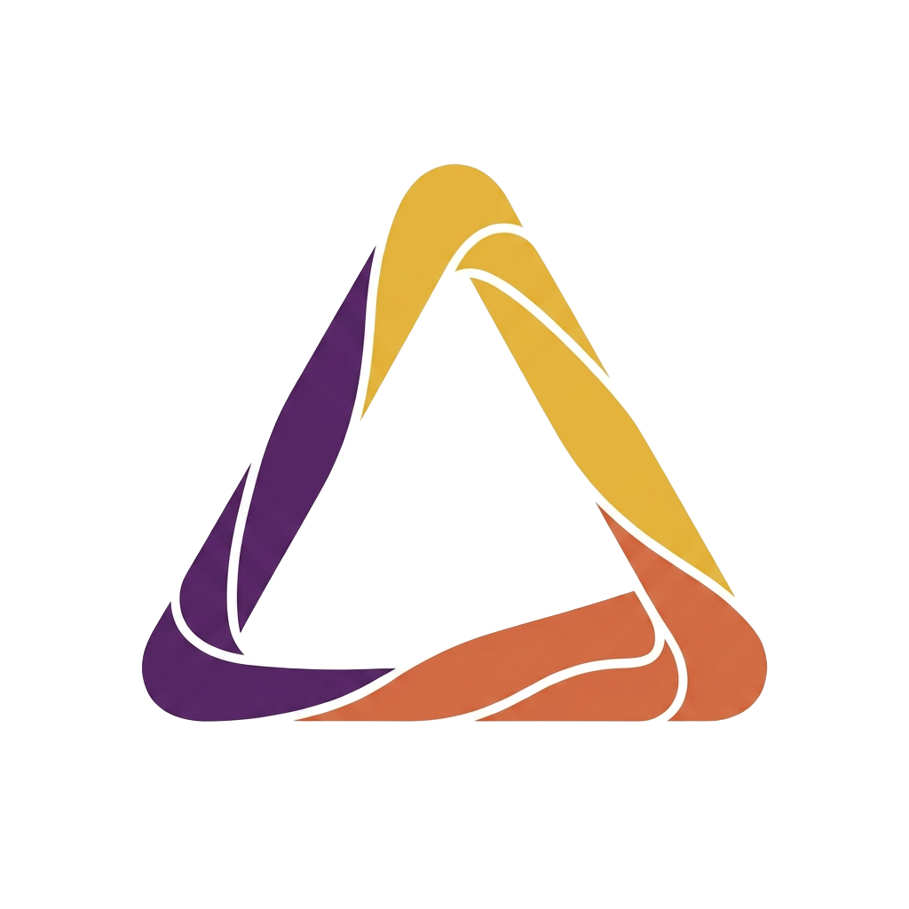 The Triangle brand mark: three interlocking swooshes forming a triangle